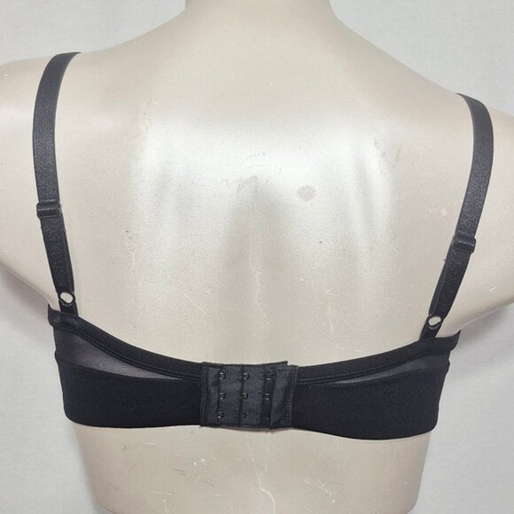 42D Just My Size JMS MJ1207 Perfect Shape T-Shirt Underwire Bra Black NWT - Picture 4 of 7